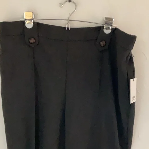 77 Park New York Pleated Pull On Pants, Size XL, Gray, NWT - Picture 2 of 10